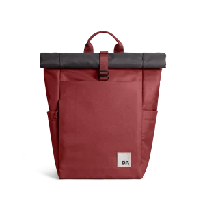 Charcoal-Red Clay Miles Roll Top Backpack