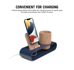 Cirque Phone and Pen Stand - Blue Shop Online - Platform Collection | Klippik Kuwait UAE Saudi