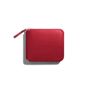Get Amazing Vegan Zip Wallet for women - Crimson Red | Online Shopping | Klippik Kuwait UAE Saudi