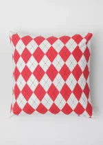 Yellow Dwelling Cross Stitch Cushion Cover (20" x 20") — view 2