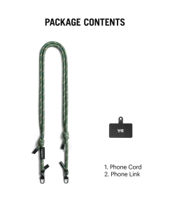Green Crossbody Phone Lanyard - Cord
