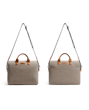 Khaki Beige City Compact Fleet Messenger Bag