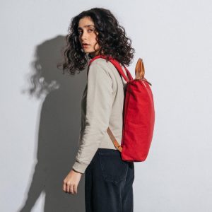 Crimson Red Pilot Backpack | Klippik | Best Backpacks | Online Shopping | Kuwait UAE Saudi