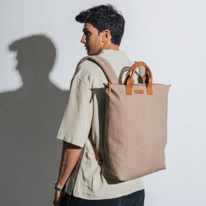 Khaki Beige Pilot Backpack | Klippik | Best Backpacks | Online Shopping | Kuwait UAE Saudi