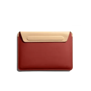 Terracotta Red SnapOn Envelope Sleeve For Macbook Pro | Online Shopping | Klippik.com | Kuwait UAE Saudi