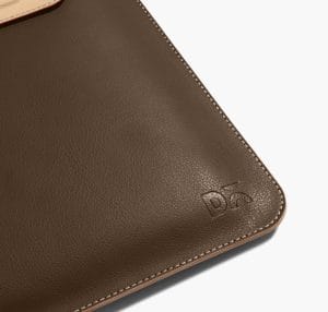 Walnut Brown SnapOn Envelope Sleeve For Macbook Pro | Online Shopping | Klippik.com | Kuwait UAE Saudi
