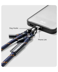 Navy Crossbody Phone Lanyard - Cord