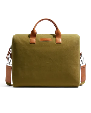 Olive Green City Compact Fleet Messenger Bag
