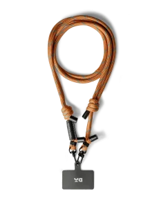 Orange Crossbody Phone Lanyard - Cord