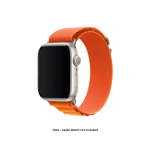 Orange Ridge Loop Apple WatchBand | Shop Online | Klippik Kuwait UAE Saudi