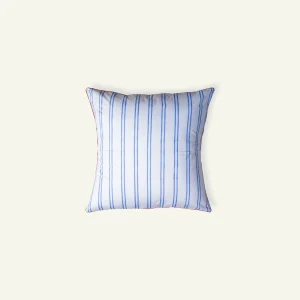 Pale blue Red Muted layers Body Cushion Cover