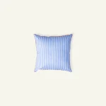 Pale blue Red Silent stripes Body Cushion Cover