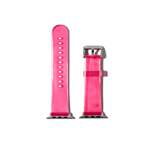 Panther Pink Clear Apple WatchBand | Online Shopping | Klippik Kuwait UAE Saudi