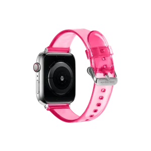 Panther Pink Clear Apple WatchBand | Online Shopping | Klippik Kuwait UAE Saudi