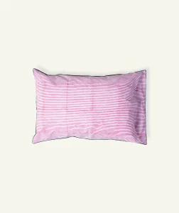 Pink Green Pure stripes Body Pillow Cover