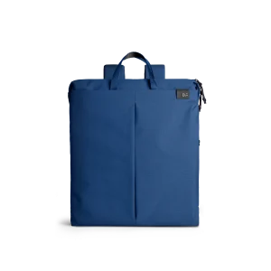 Lagoon Pivot Workpack front view — DailyObjects Marine Weave recycled-nylon work backpack