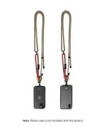 Red-Beige Crossbody Phone Lanyard - Cord — view 4