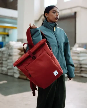 Red Clay Miles Roll Top Backpack
