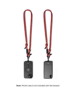 Red Crossbody Phone Lanyard - Cord