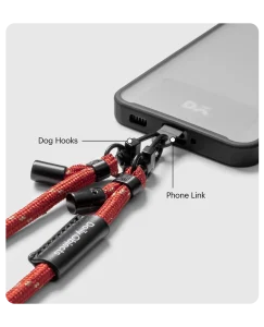 Red Crossbody Phone Lanyard - Cord