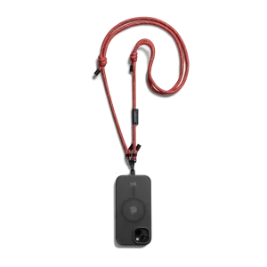 Red Crossbody Phone Lanyard - Cord