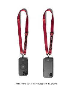 Red Crossbody Utility Phone Lanyard - Strap