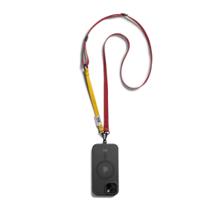 Red-Yellow Crossbody Phone Lanyard - Strap