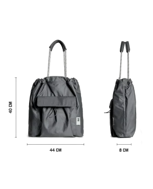 Slate Gray Parachute Tote Bag