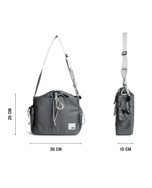 Slate Gray Pass Satchel Bag