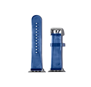 Smurf Blue Clear Apple WatchBand | Online Shopping | Klippik Kuwait UAE Saudi
