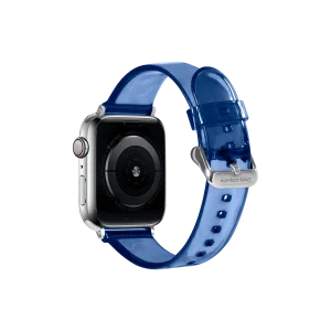 Smurf Blue Clear Apple WatchBand | Online Shopping | Klippik Kuwait UAE Saudi