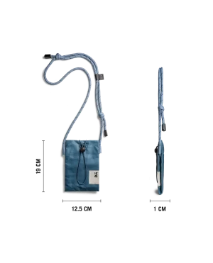 Space Blue Kick Phone Pocket