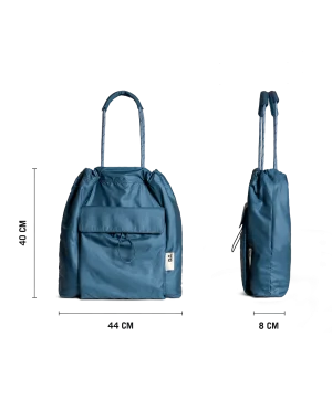 Space Blue Parachute Tote Bag
