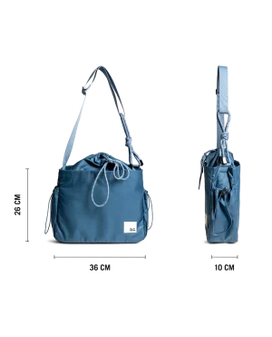 Space Blue Pass Satchel Bag