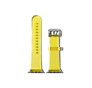 Spongebob Yellow Clear Apple WatchBand | Online Shopping | Klippik Kuwait UAE Saudi