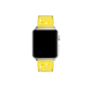 Spongebob Yellow Clear Apple WatchBand | Online Shopping | Klippik Kuwait UAE Saudi