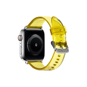Spongebob Yellow Clear Apple WatchBand | Online Shopping | Klippik Kuwait UAE Saudi