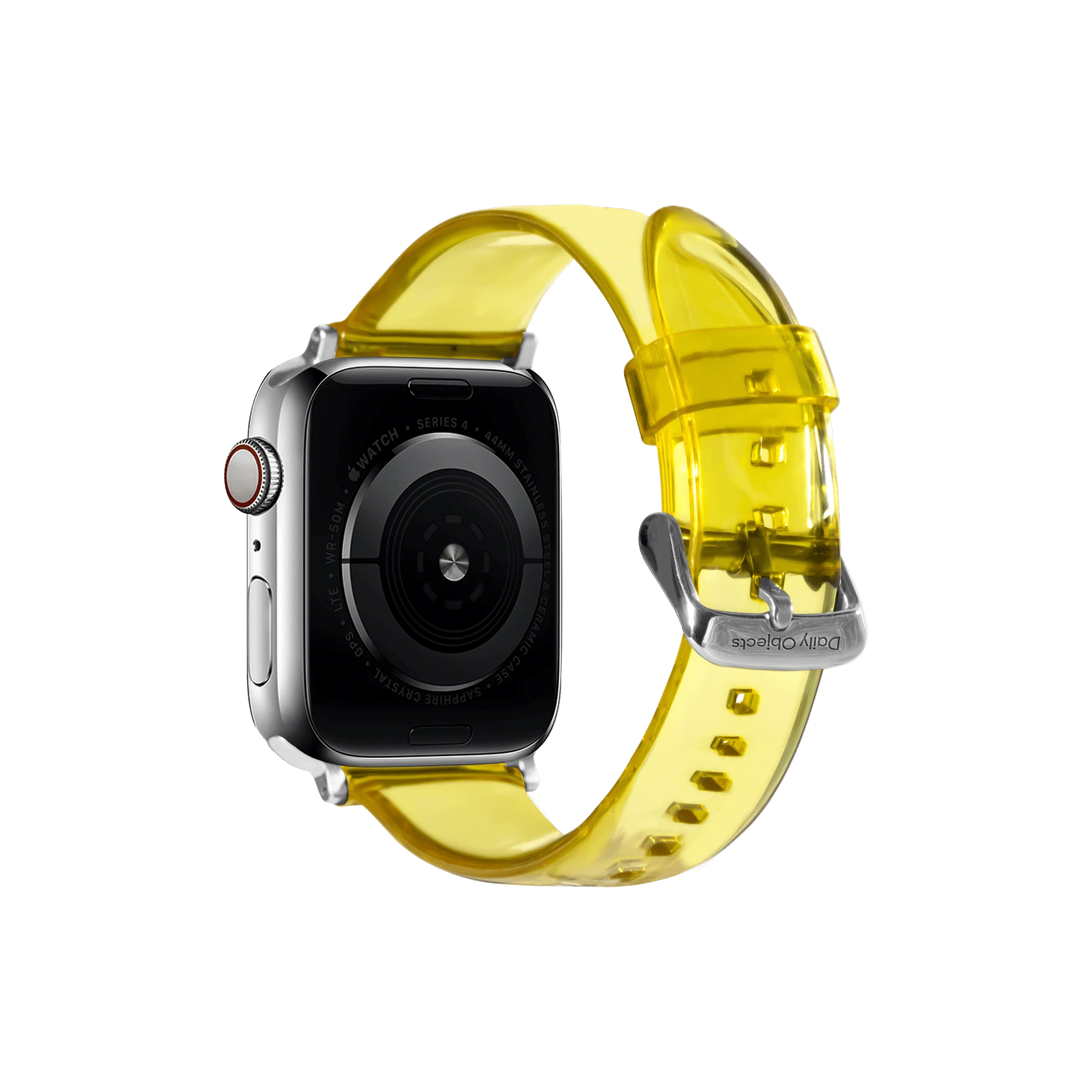 Spongebob-Yellow-clear-Apple-Watchband Spongebob Yellow Clear Apple WatchBand | Online Shopping | Klippik Kuwait UAE Saudi