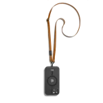 Tan Leatherite Crossbody Phone Lanyard - Strap