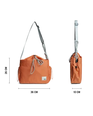 Tangerine Pass Satchel Bag