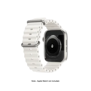 White Plunge Apple WatchBand | KlippiK | Shop Online | Kuwait UAE Saudi