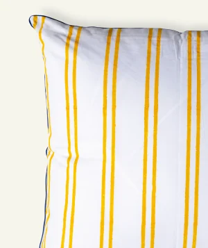 Yellow Indigo Muted layers Body Cushion Cover