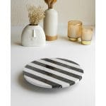 Marble Lazy Susan Black & White – view 3