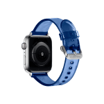 Smurf Blue Clear Apple WatchBand (38/40/41mm)