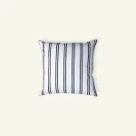 Cloudy Black with Candy Red Muted Layers, 18x18 Inch Cushion Cover