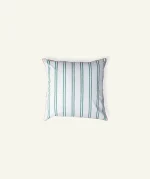 Pearl Green with Candy Red Muted layers, 18x18 Inch Cushion Cover