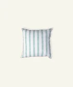 Pearl Green with Candy Red Muted layers, 18x18 Inch Cushion Cover - Image 3