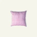 Berry Pink with Pearl Green Pure Stripes, 18x18 Inch Cushion Cover