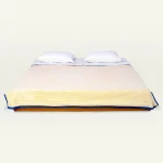Mellow Yellow with Misty Blue Pure Stripes Dohar