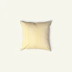 Mellow Yellow with Misty Blue Pure Stripes, 18x18 Inch Cushion Cover
